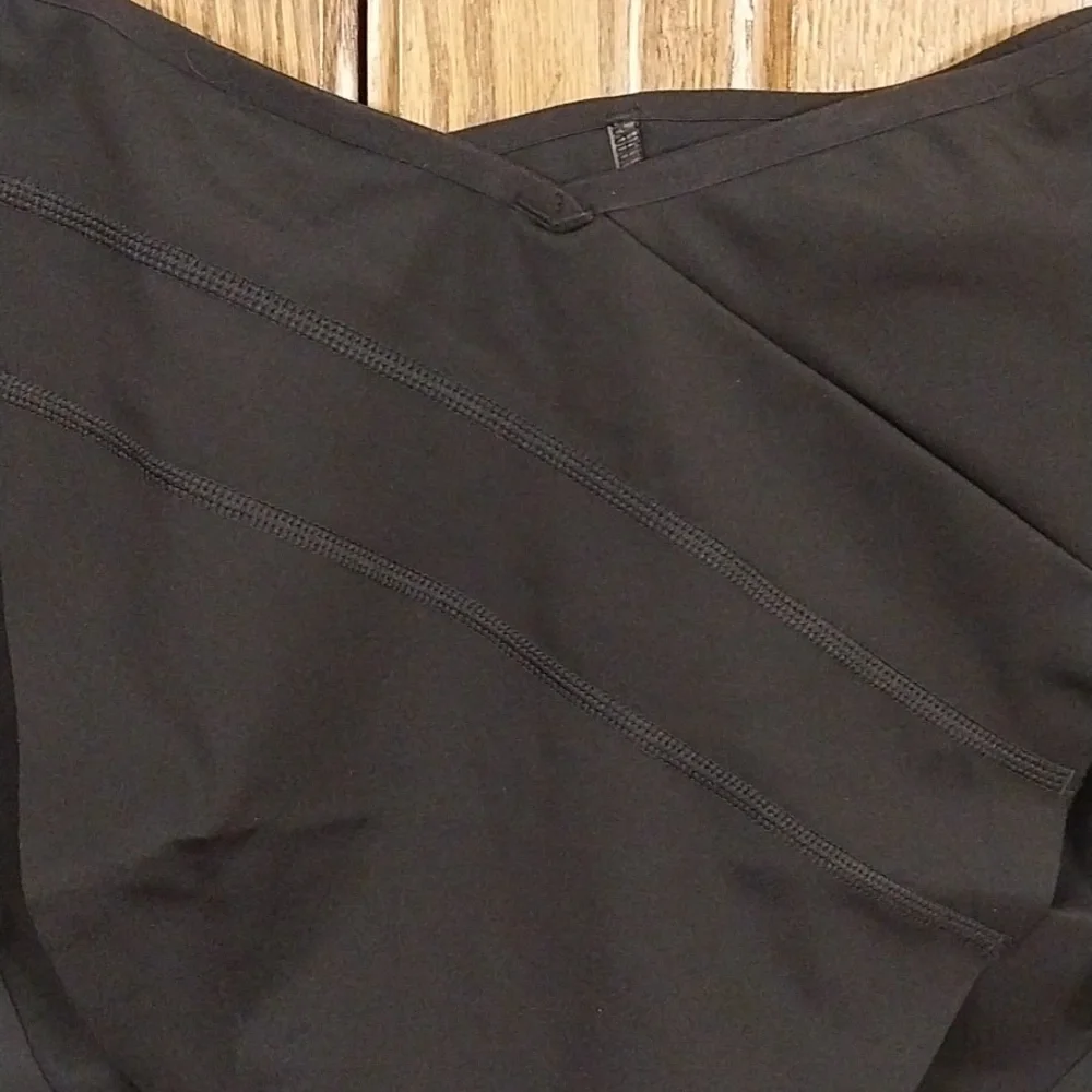 Phoenix NWT Malibu Angled Cheeky Bikini Size 1X Black UV Protection